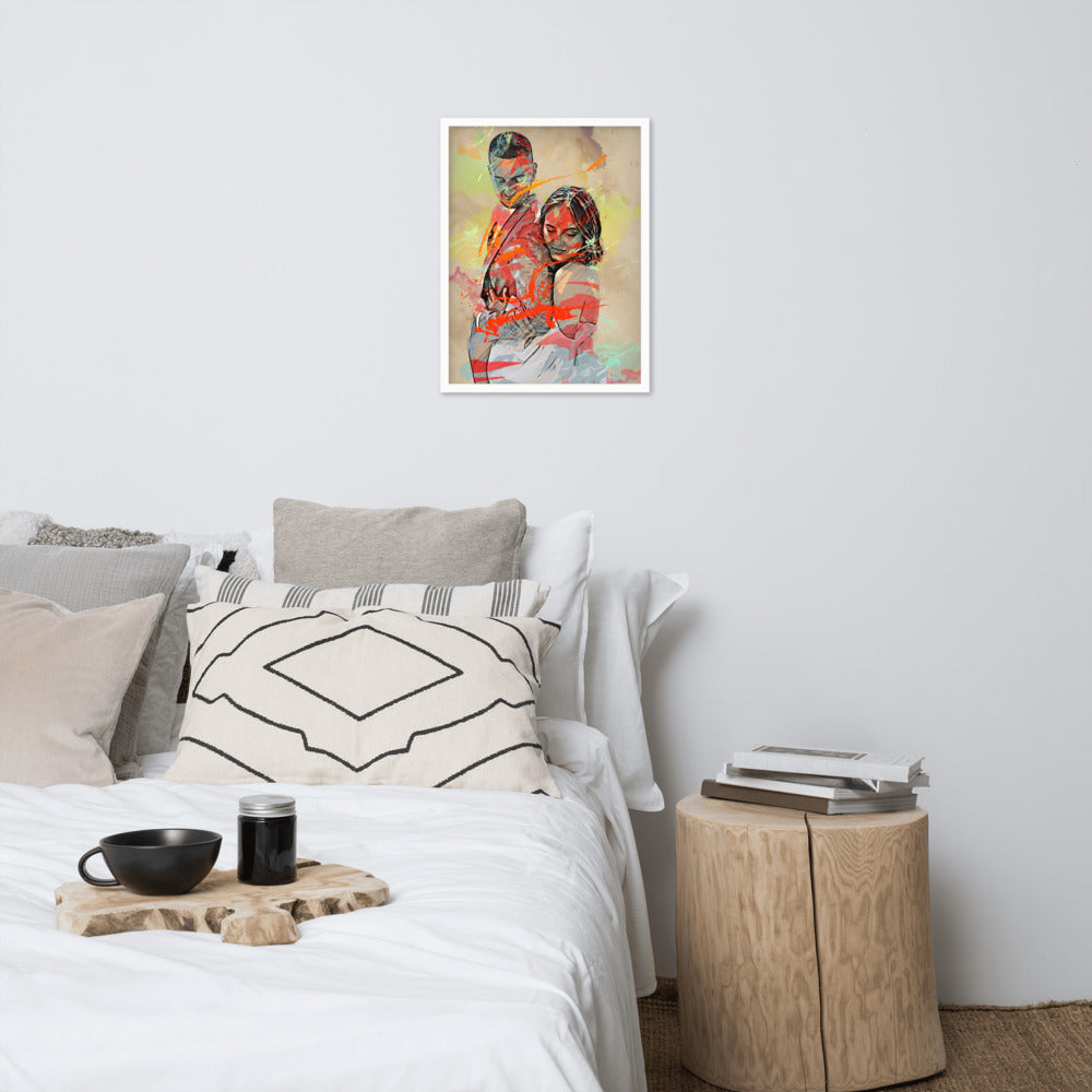Personalised Gift for Wedding as an Artistic Custom Poster