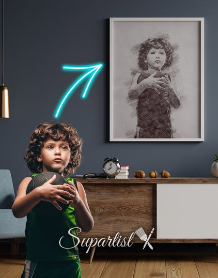 Personalised Gift for Basketball Lovers as an Artistic Custom Poster