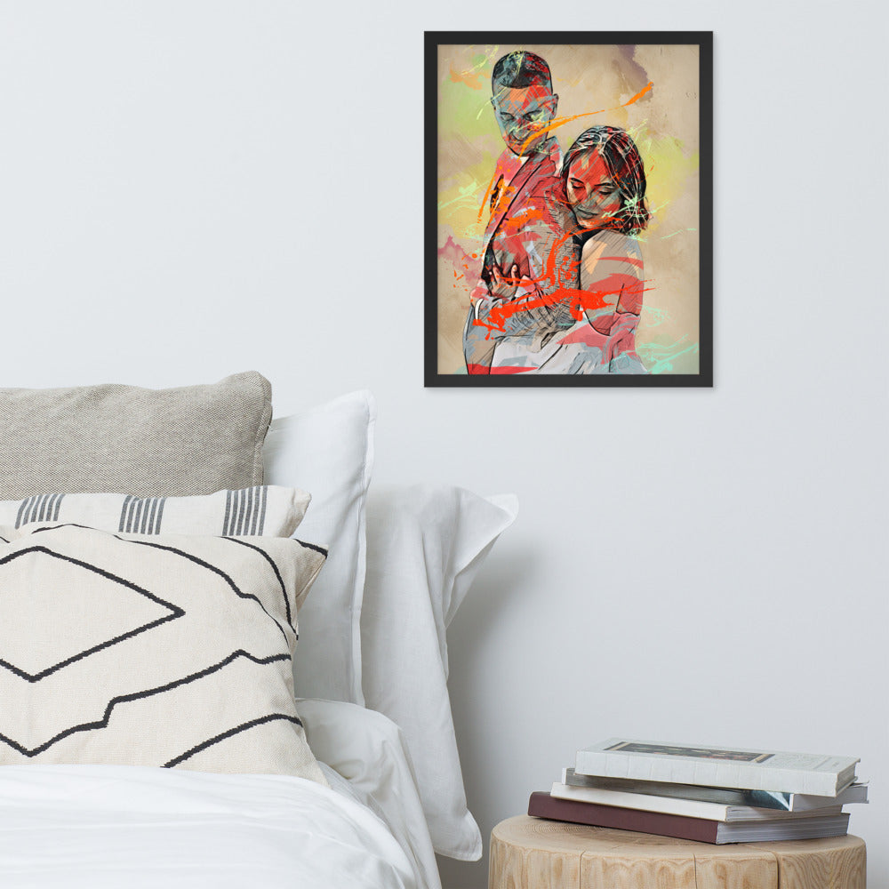 Personalised Gift for Wedding as an Artistic Custom Poster