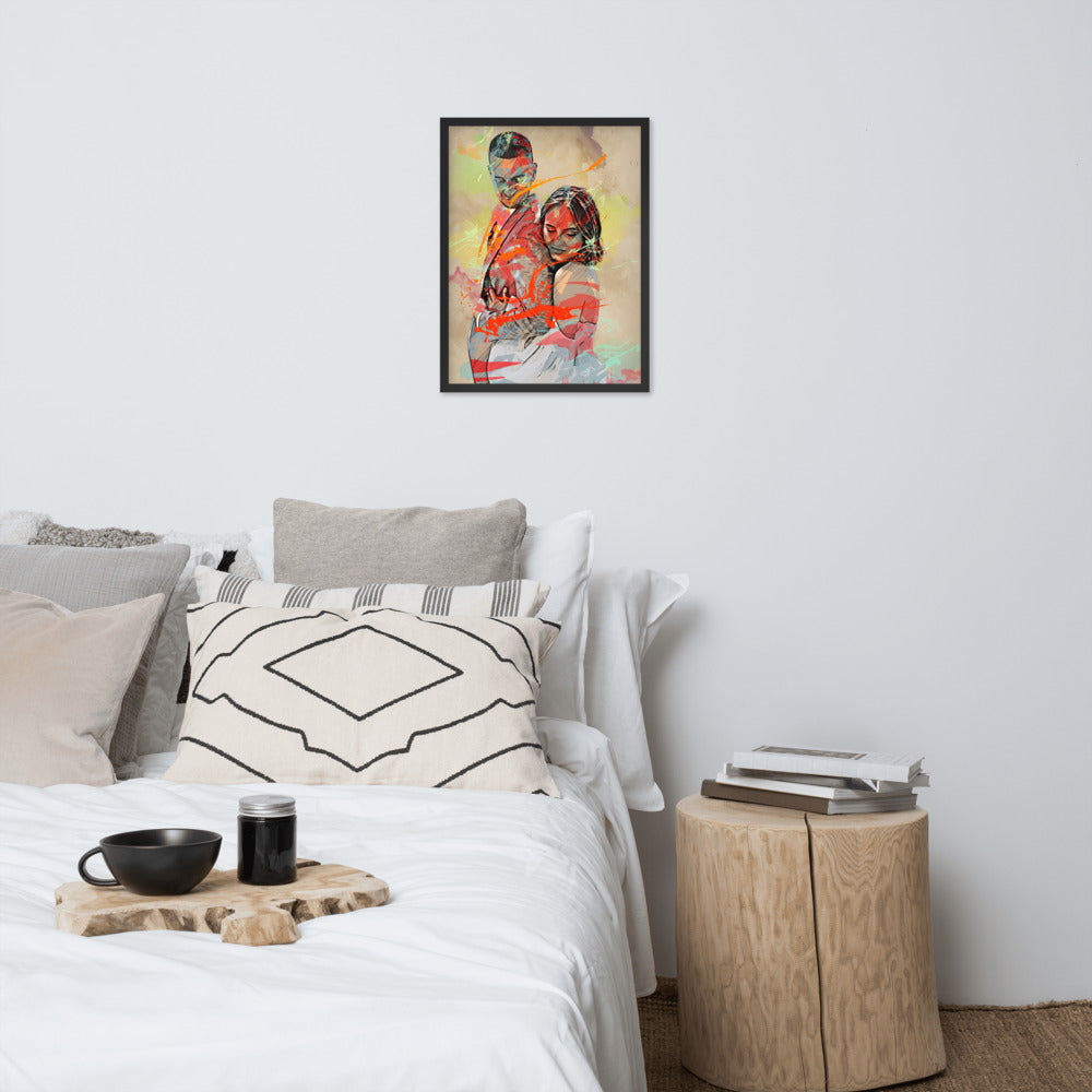 Personalised Gift for Wedding as an Artistic Custom Poster