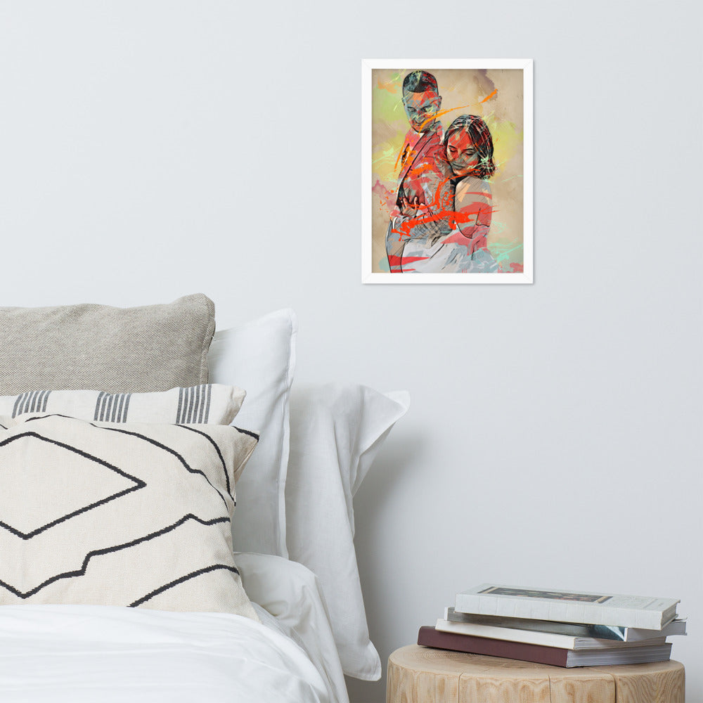 Personalised Gift for Wedding as an Artistic Custom Poster