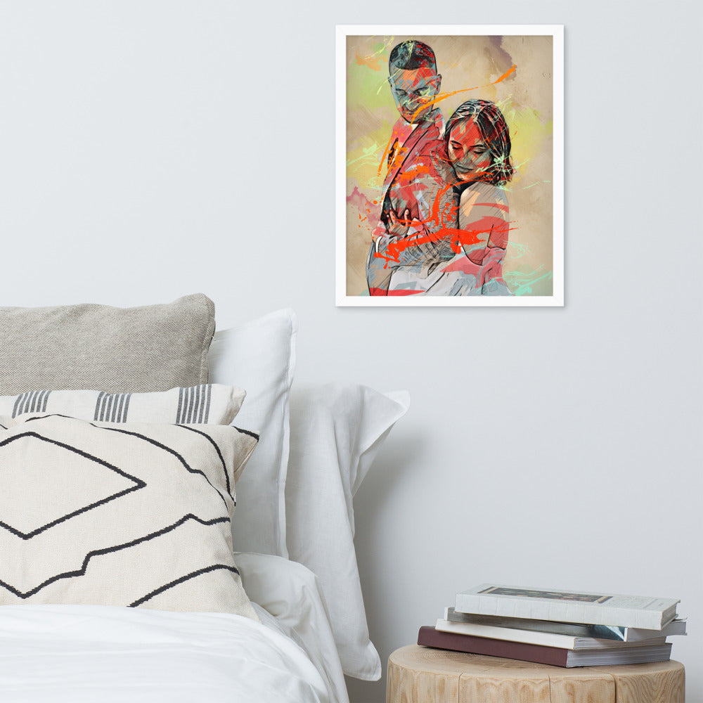 Personalised Gift for Wedding as an Artistic Custom Poster